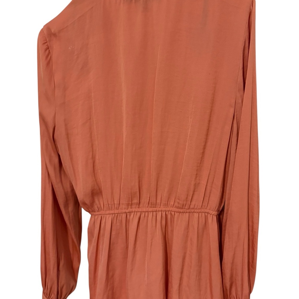 Women’s Marc New York Elegant Women's Wrap Blouse - Rust | Size Medium - Picture 7 of 12